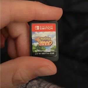 SOLD Nintendo Switch Pokémon Snap Game Card - Red and Black